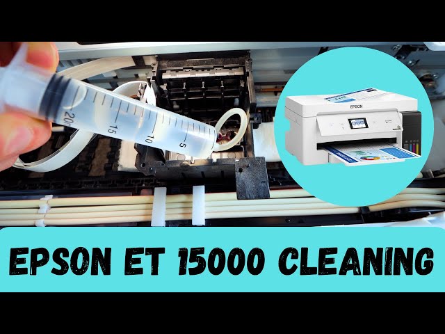 Epson ET 15000 Printhead Cleaning (Save Your Printer!)