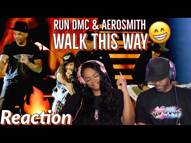 RUN-DMC & AEROSMITH "WALK THIS WAY" REACTION | Asia and BJ