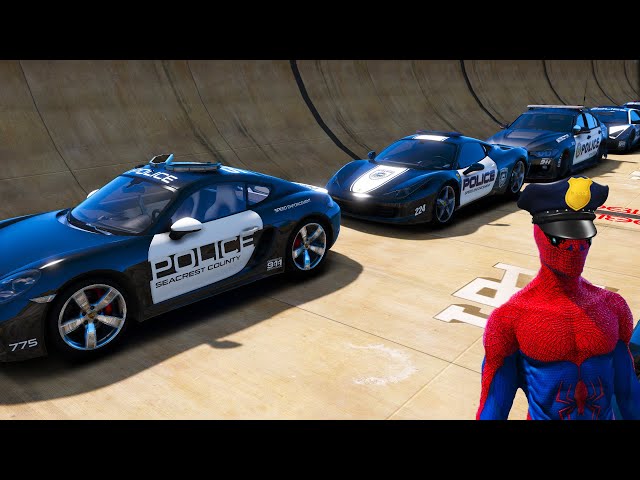 Stunt Police Chiliad Challenge All Cars Police mod BMW Porsche Lamborghini Ferarri Bugatti Mclaren