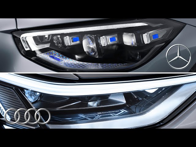 Audi Digital Matrix Light VS Mercedes Digital Light – Lighting Technology Assist