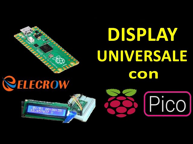 0803: Display LCD 16x2 con Raspberry Pico e kit Elecrow