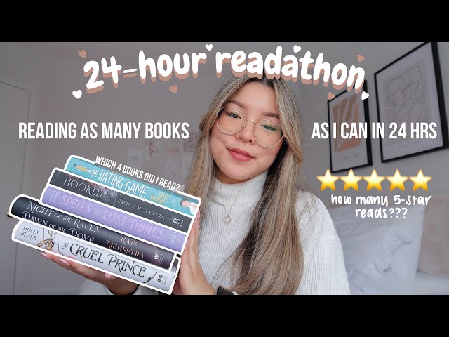 reading vlog ⏱️📚 24-hour readathon