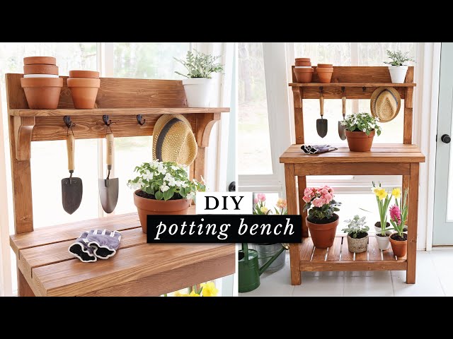 DIY Potting Bench | How to Build a Potting Bench