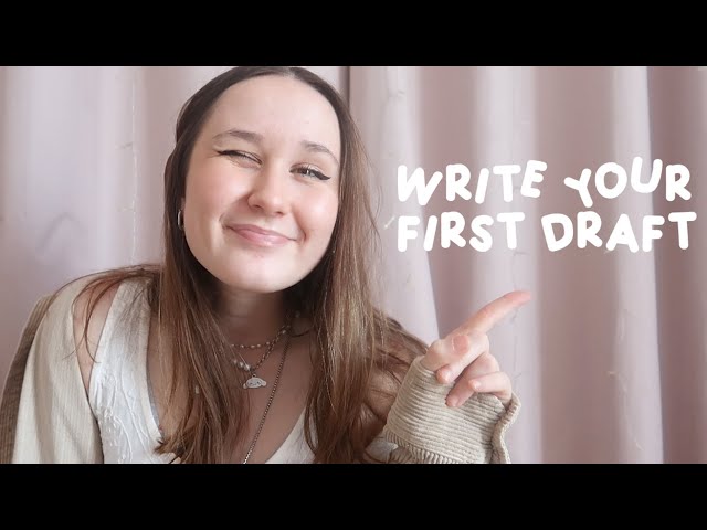 how to write your first draft ✍🏼💭 // podcast episode 4 // writing with ana neu