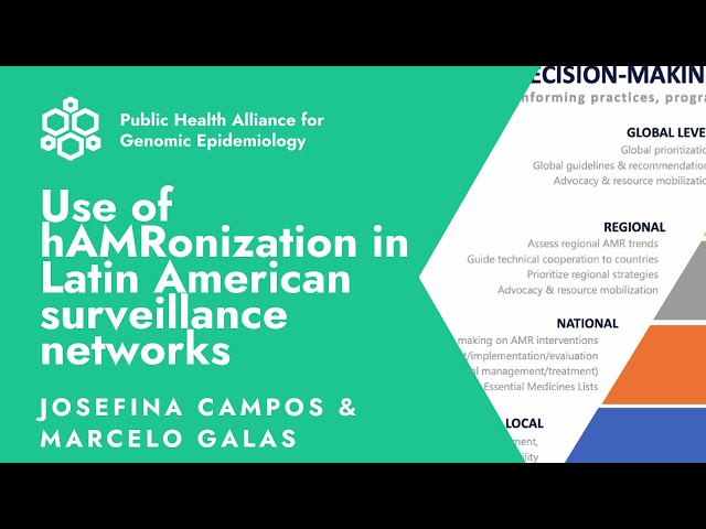 Use of hAMRonization in Latin American surveillance networks - Josefina Campos & Marcelo Galas