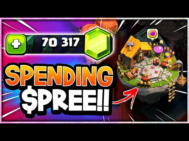 CRAZY Clan Capital SPENDING and UPGRADE SPREE (Clash of Clans)