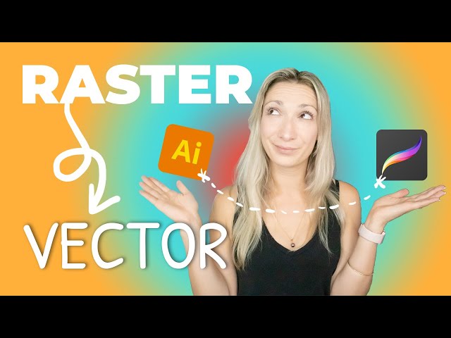 HOW TO VECTORIZE A PROCREATE ILLUSTRATION IN ADOBE ILLUSTRATOR | 5 minutes tutorial