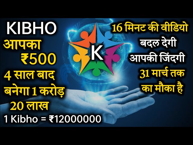 KIBHO कैसे बनाएगा आपको करोड़पति || Kibho क्या है Kibho की पूरी जानकारी || By Mansingh Expert ||