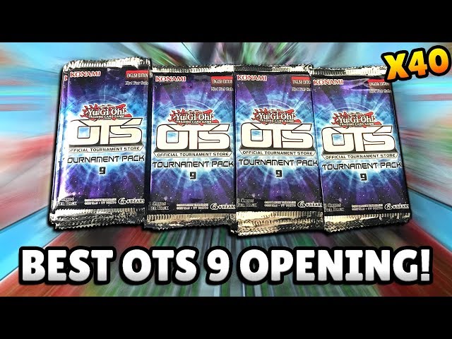 BEST YUGIOH NEW x40 TOURNAMENT OTS 9 BOOSTER PACK OPENING! ULTIMATE STRATOS PLEASE!