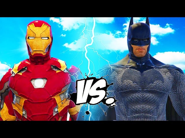 IRONMAN VS BATMAN - EPIC SUPERHEROES BATTLE