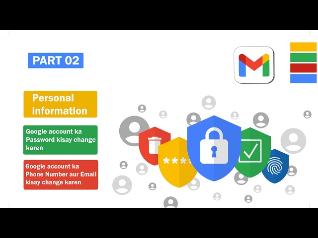 How to Change Google Account Password in 2024 | Gmail ka Password & Phone number kisay change karen