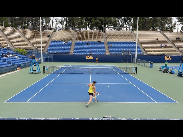 Fangran Tian (UCLA) vs Sophie Luescher (ORE) College Tennis Full Match