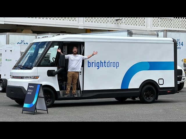 I Drive A BrightDrop Zevo 600 Electric Van For The First Time!