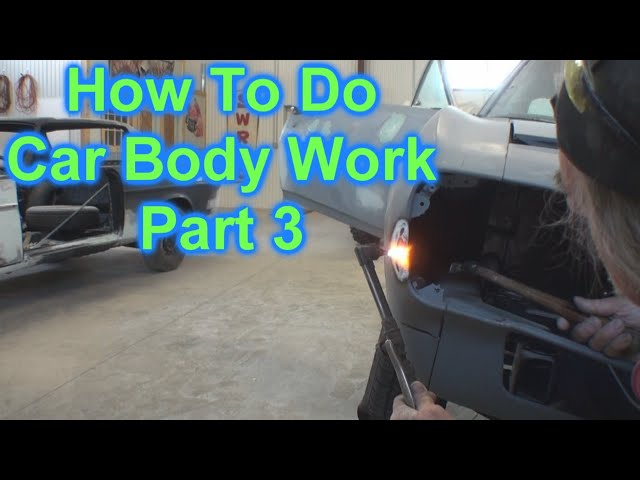How To Do OVERALL Bodywork To A Car - Part 3 - Using A Cutting Torch