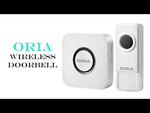 Oria Wirless Doorbell ► Amazon Doorbell Review ◄ LED Light Plug Receiver Chime IP44 Rated