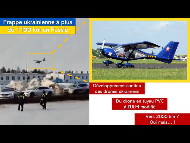 L'Ukraine transforme un ULM en drone suicide et frappe à plus de 1100 km en Russie