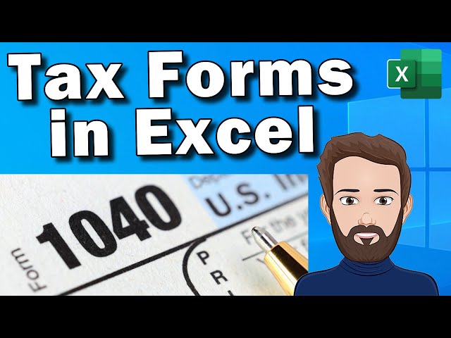 Tax Forms in Excel - Federal Income Taxes for USA