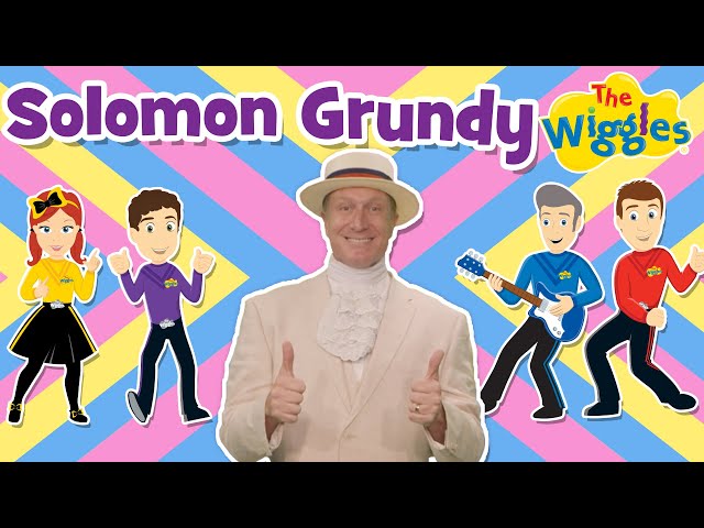 Solomon Grundy 🎶 The Wiggles Nursery Rhymes