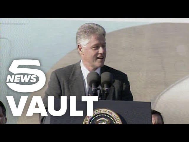 Bill Clinton speaks at XNA dedication (1998) | 5NEWS Vault