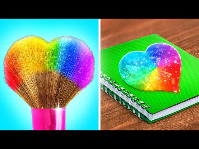 RICH VS BROKE ART CHALLENGE 🎨💰 Painting Hacks And Art Ideas by 123 GO! Like