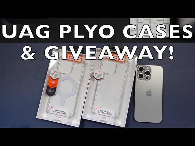 iPhone 15 Pro Max UAG Plyo Cases & Giveaway