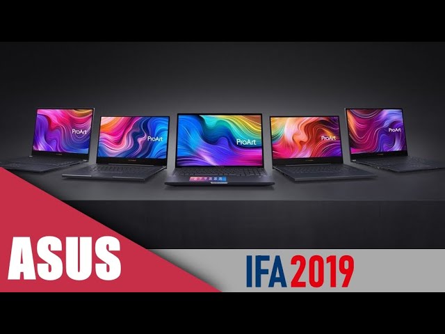 ASUS na IFA 2019: StudioBooky od ASUSu aneb nejvýkonnější notebooky na světě