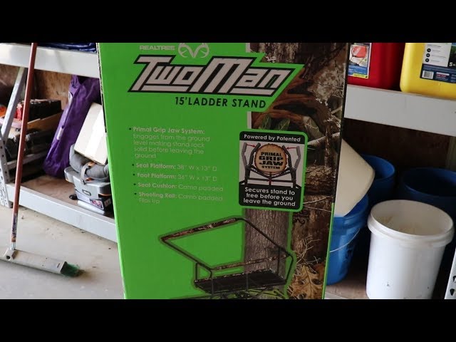 Realtree 2 Man Ladder Stand Review (From Walmart)