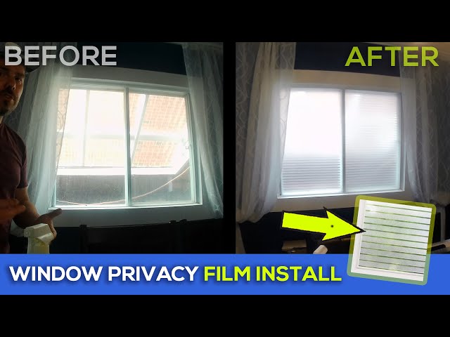 RabbitGoo Window Film Review and Install ** Get Window Privacy in Minutes for your home or office