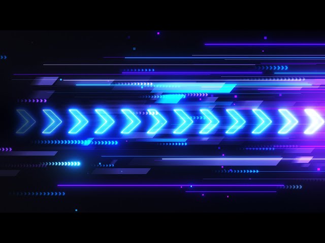 Speed Movement Futuristic Esports Neon Purple Arrows Background video | Footage | Screensaver
