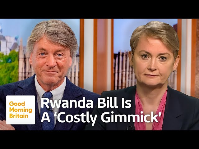 Richard Madeley Grills Yvette Cooper on Labours Plan to Scrap the Rwanda Bill
