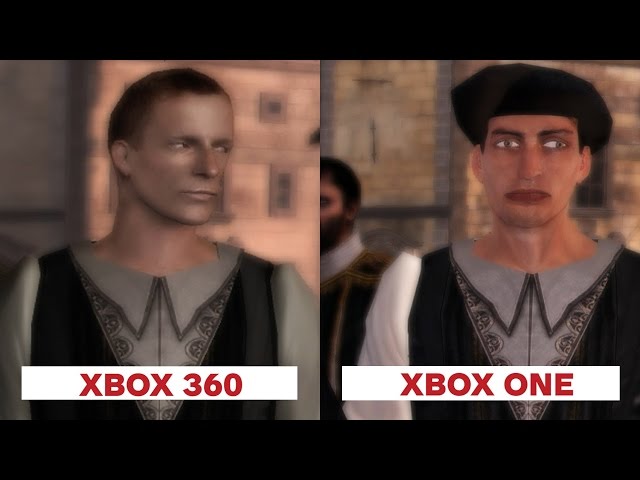 Assassin's Creed 2 Graphics Comparison: Xbox 360 vs. Xbox One