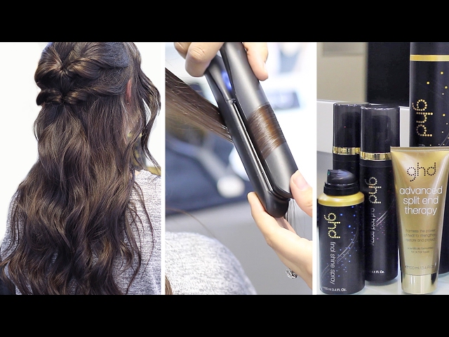 How To Curl Your Hair With A Straightener - ghd platinum