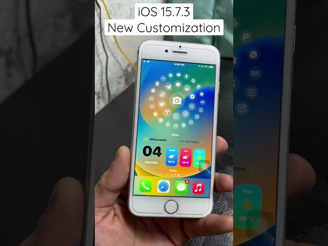 iOS 15.7.3 New Customization #shorts #shortsvideo #iphone #ios16 #2023 #tricks