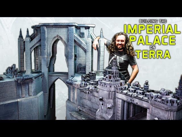 The BIGGEST wargaming board in YouTube History! Imperial Palace on Terra Warhammer Scenery