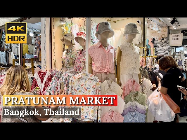 [BANGKOK] Pratunam Market "Walk Though The Largest Wholesales Clothing Market"| Thailand [4K HDR]