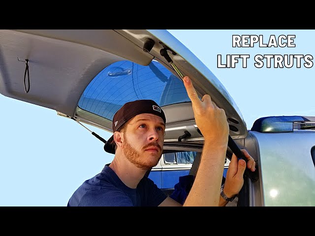 How To Replace Tailgate Lift Support Struts. Quick & Easy DIY!