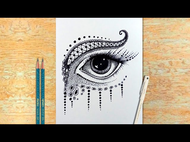 How to Draw Mandala Art for Beginners | Doodle Art step by step | Zentangle Art | #67