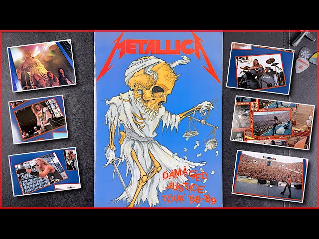 Vintage Metallica Damaged Justice Tour Book '88-'89 *RARE*