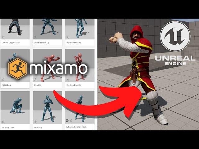 How to Import a Character and Animations From Mixamo into Unreal Engine 5