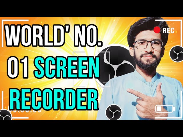 World's No. 01 Screen Recorder For PC / Laptops 2024 | How to Use OBS Screen Recorder 2024 | obs