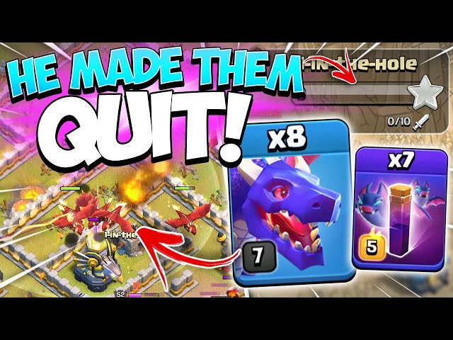 YK404's DragBat TH12 is TOO OP! TH12 Attack Strategy in Clash of Clans