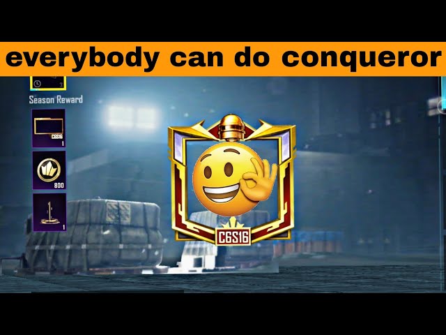 BGMI solo conqueror rank push , || easy conqueror ,  everybody can do conqueror 😍