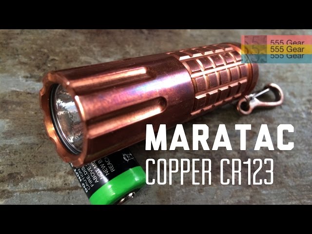 Review: Maratac Copper CR123 LED Flashlight by CountyComm