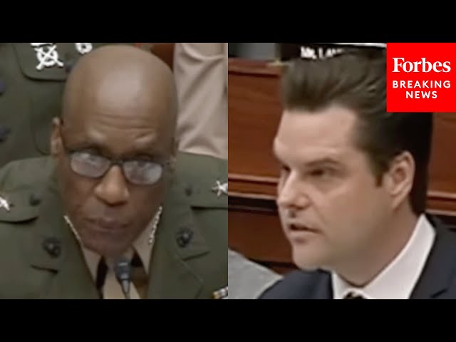 Matt Gaetz Mercillessly Grills Top US General Over Military's Training Of Coup Leaders In Africa