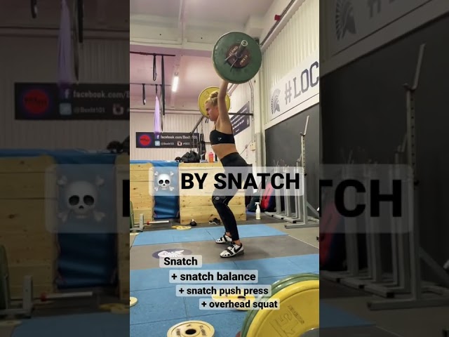 CRAZY SNATCH COMPLEX 💀 #shorts #weightlifting #snatch #liftheavy #crossfit #squat #power #overhead