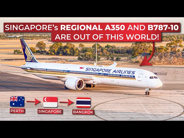 Singapore Airlines ECONOMY aboard the Boeing 787-10 and MID-HAUL Airbus A350-900! | BRUTALLY HONEST