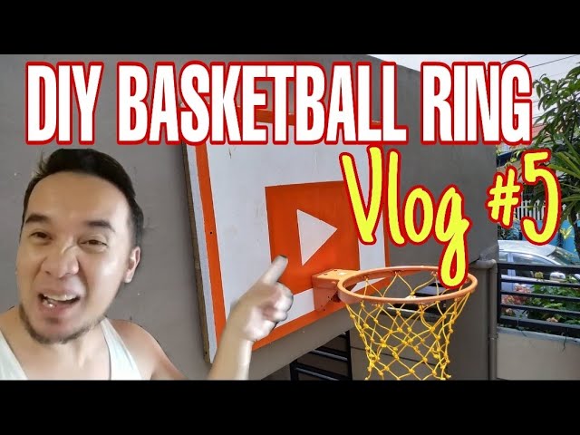 DIY BASKETBALL RING, paano gumawa ng Basketball Ring? (W/ ENGLISH SUBTITLE)