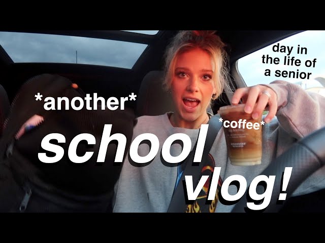 day in the life of a SENIOR in HIGHSCHOOL *vlog*