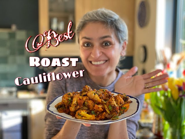 MOST DELICIOUS ROAST CAULIFLOWER SABJI | Vegan Cauliflower recipe | Gobhi masala | Food with Chetna