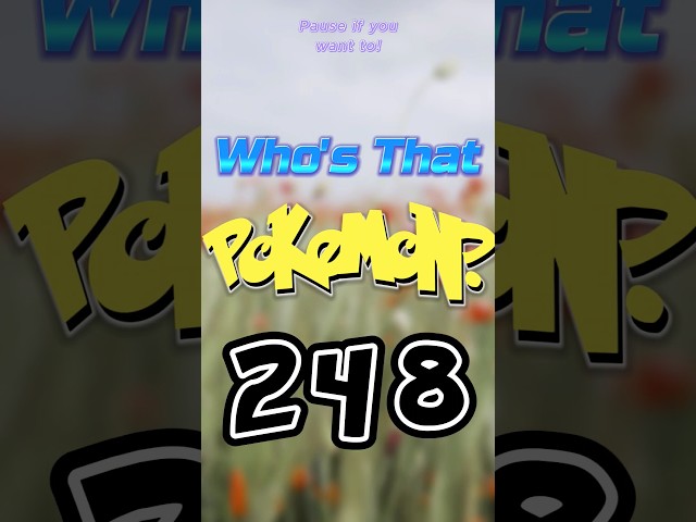 episode 248 who's that Pokémon!? You would think there would be more than 3 of this type ??!!